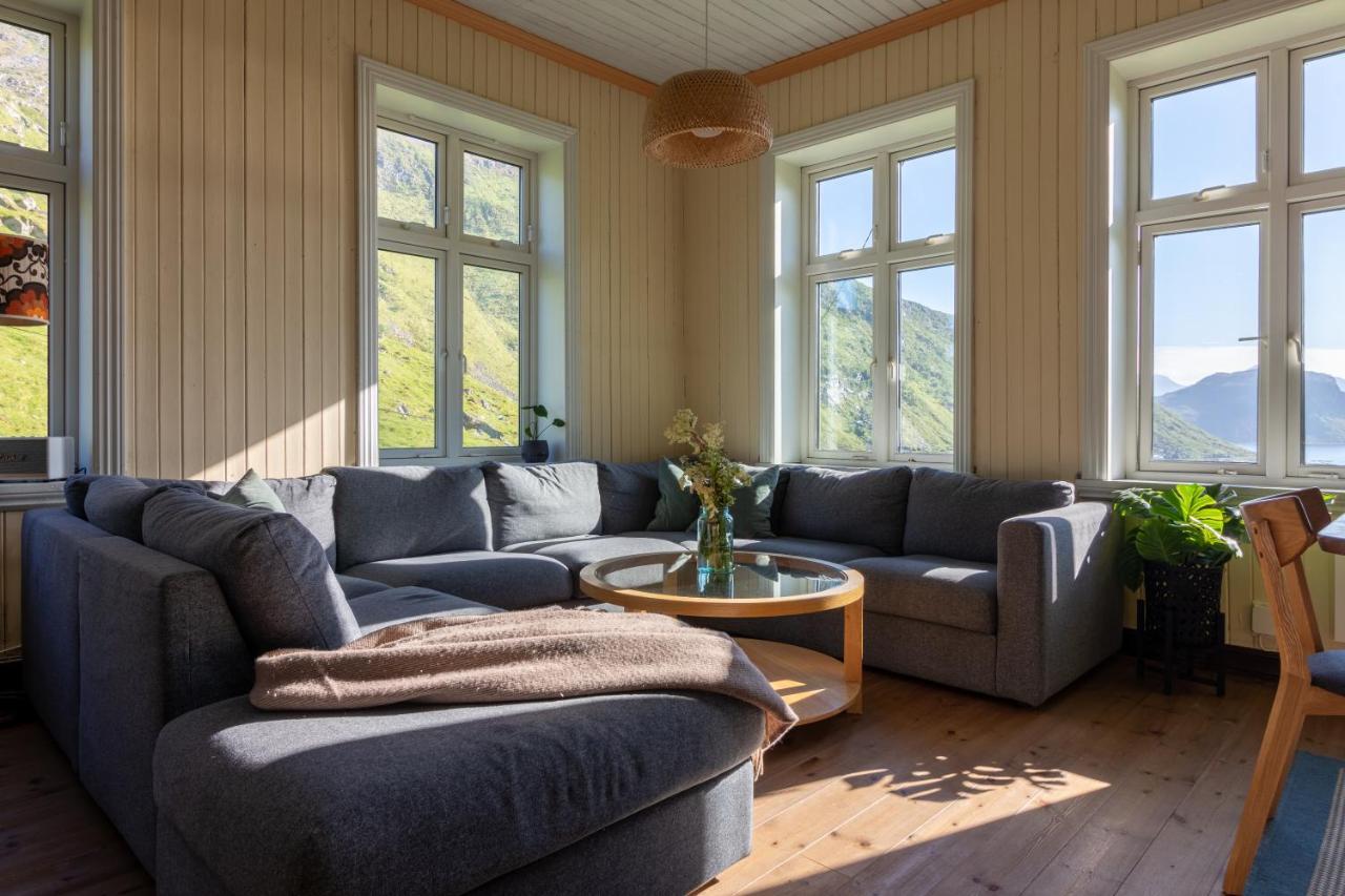 Feriehus Med Flott Havutsikt Ved Hauklandstranden Leknes Kültér fotó