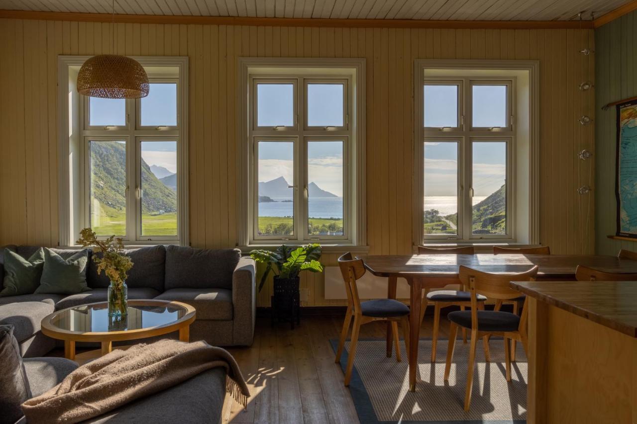 Feriehus Med Flott Havutsikt Ved Hauklandstranden Leknes Kültér fotó