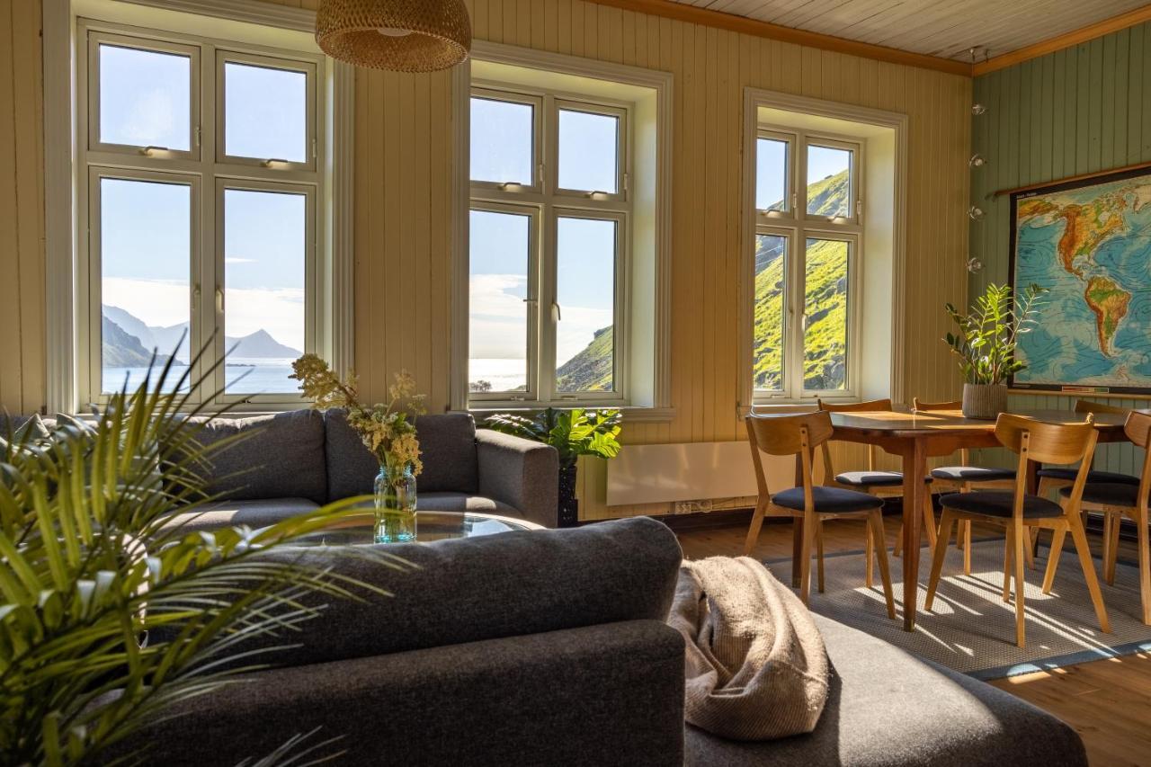 Feriehus Med Flott Havutsikt Ved Hauklandstranden Leknes Kültér fotó
