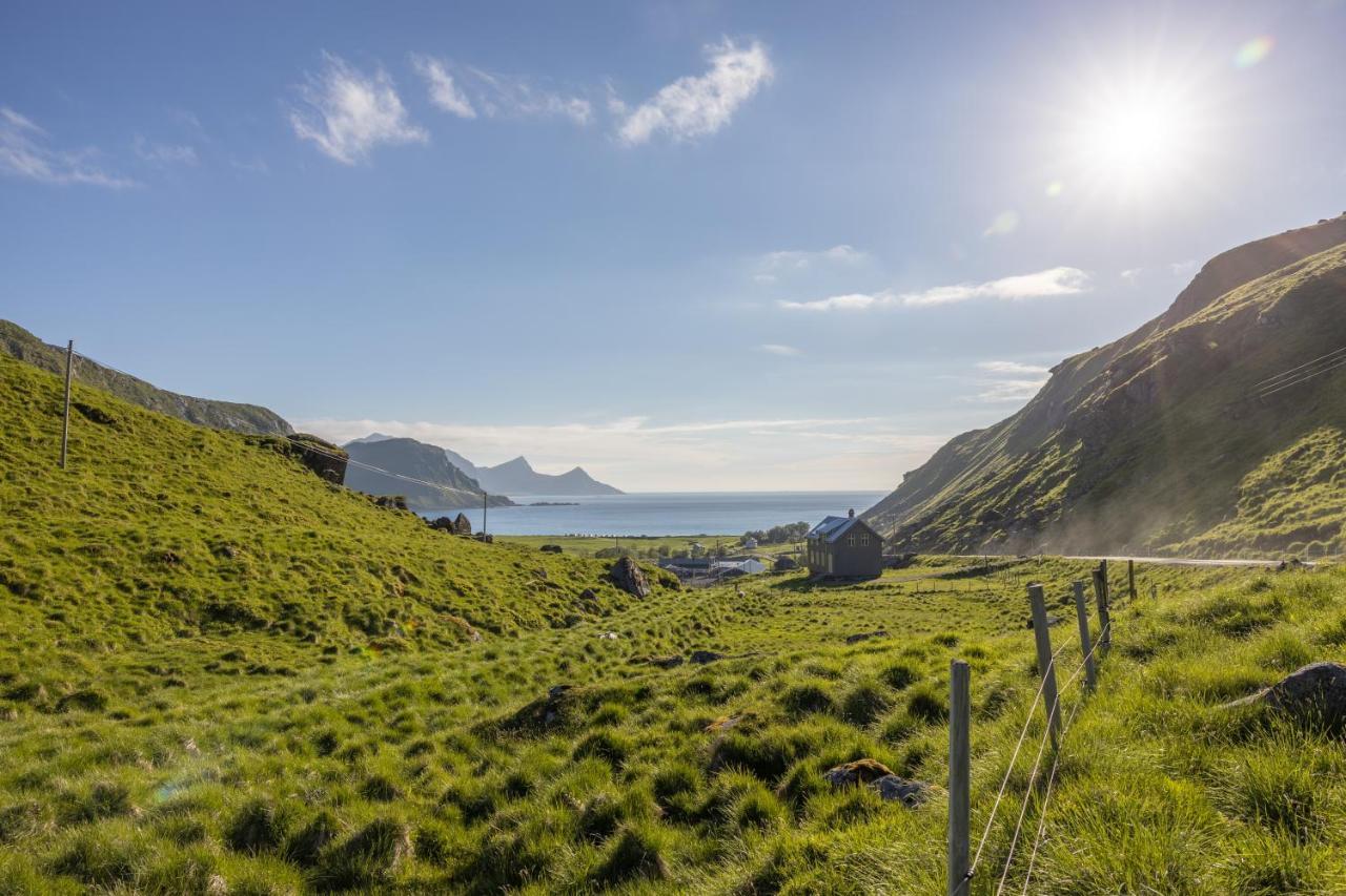 Feriehus Med Flott Havutsikt Ved Hauklandstranden Leknes Kültér fotó
