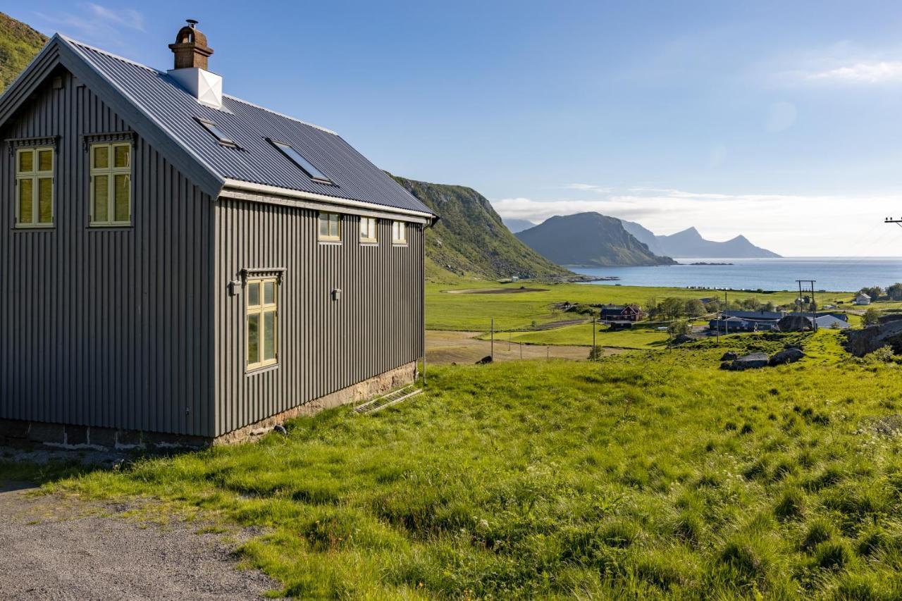 Feriehus Med Flott Havutsikt Ved Hauklandstranden Leknes Kültér fotó